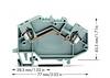 WAGO 780-601 prolazna stezaljka 5 mm opruga Dostupnost: l siva 50 St. Package