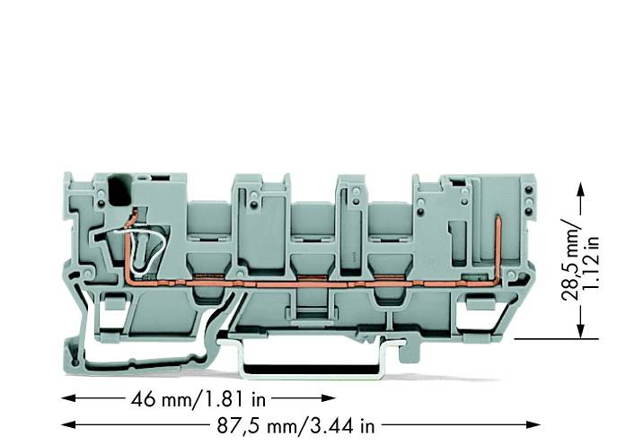 WAGO 769-214 osnovna stezaljka 5 mm opruga Dostupnost: l siva 50 St. Package