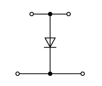 WAGO 870-540/281-411 dvokatna diodna stezaljka 5 mm opruga Dostupnost: l siva 50 St. Piece