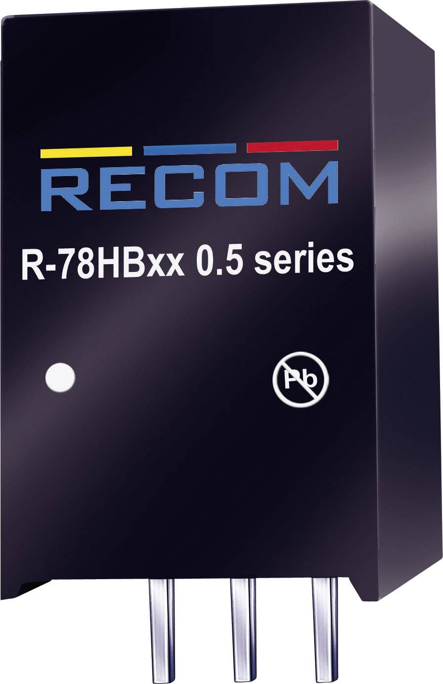 RECOM R-78B3.3-1.5 DC/DC-converter, print 3.3 V/DC 1.5 A 6 W Aantal uitgangen: 1 x Inhoud 1 stuk(s) afbeelding 1