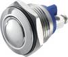 TRU COMPONENTS 701273 GQ 16B-S tlačno tipkalo sa zaštitom od vandalizma 48 V/DC 2 A 1 x off/(on) s povratom IP65 1 St.