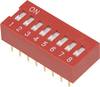TRU COMPONENTS 704902 DSR-08 DIP prekidač Broj polova (broj) 8 klizni tip 1 St.