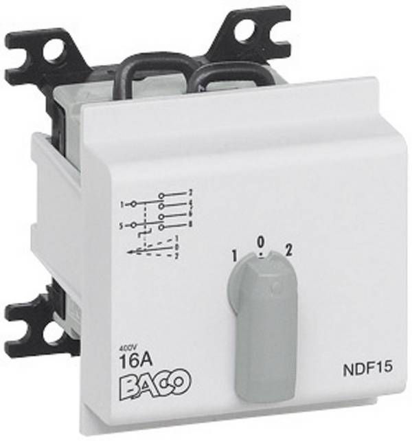 BACO NDF09 teretna rastavna sklopka  16 A  2 x 30 ° siva 1 St.