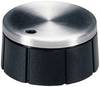 OKW A1624260 A1624260 okretni gumb s gumbom za obilježavanje aluminij boja, crna (Ø x V) 24 mm x 12.4 mm 1 St.