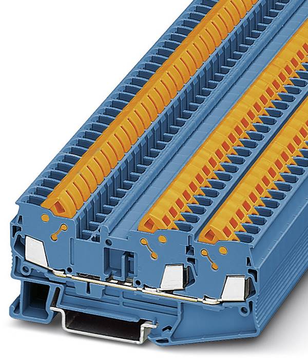 Phoenix Contact 3206461 prolazna redna stezaljka 6.2 mm brzo spajanje  plava boja 50 St.