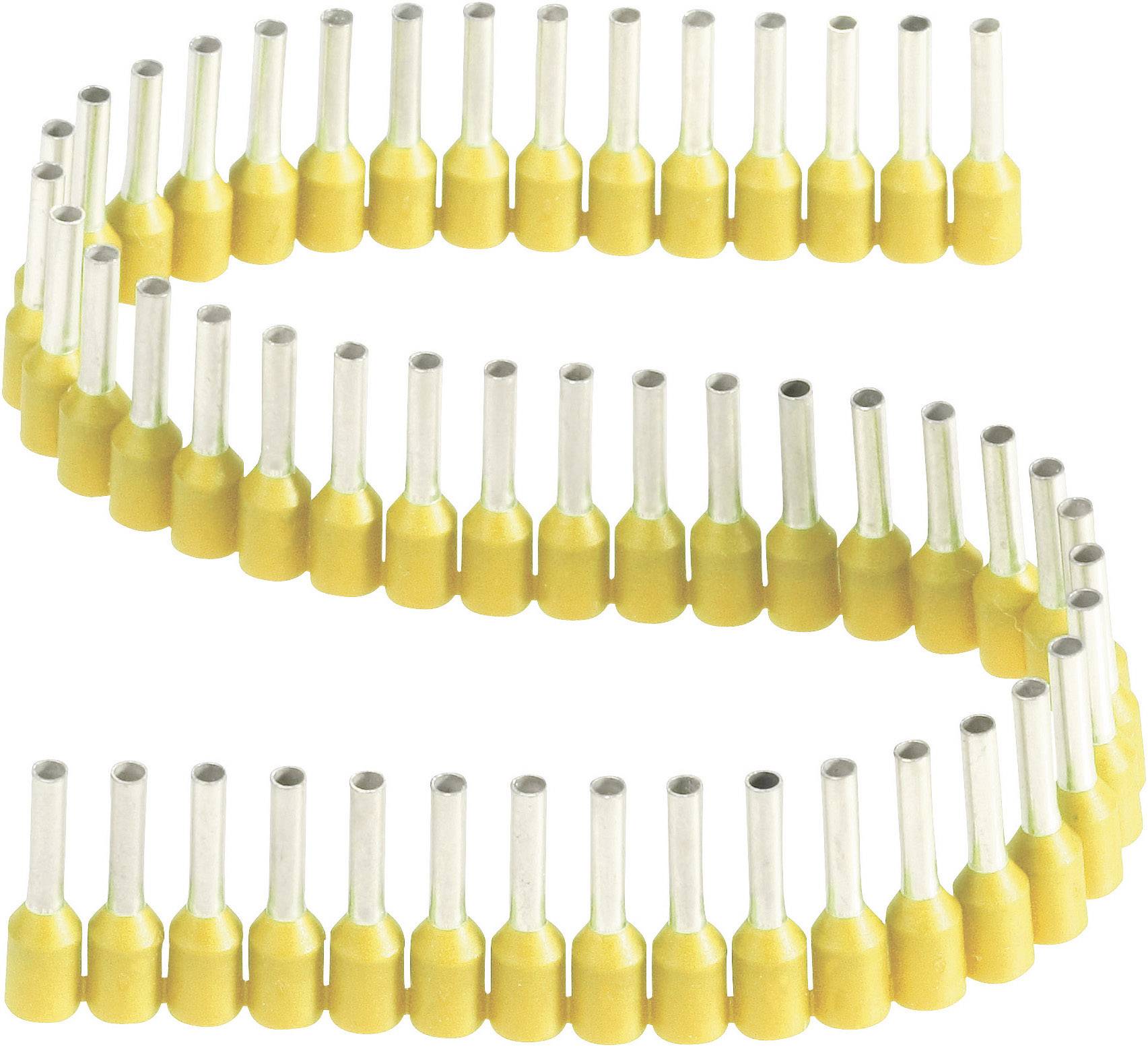 Vogt Verbindungstechnik 460308.00050 Adereindhulzen 1 mm² Deels geïsoleerd Geel 50 stuk(s)