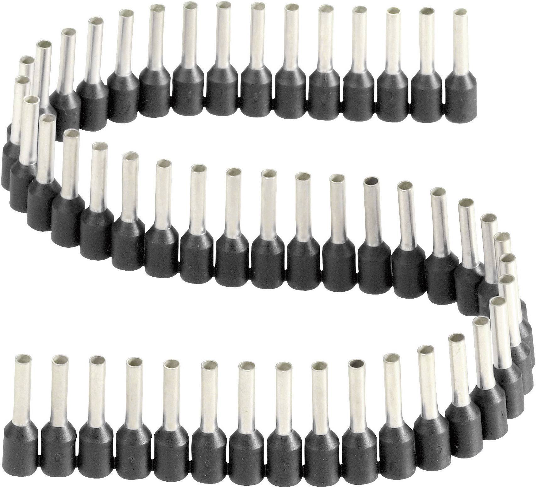 Vogt Verbindungstechnik 470408.00050 Adereindhulzen 1.5 mm² Deels geïsoleerd Zwart 50 stuk(s)