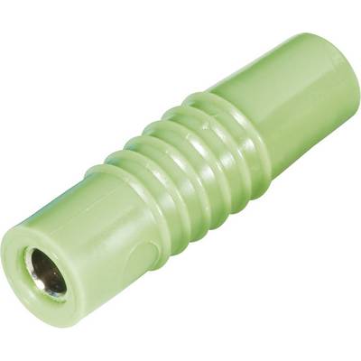 Zeleni plastični adapter za kabelske spojeve.