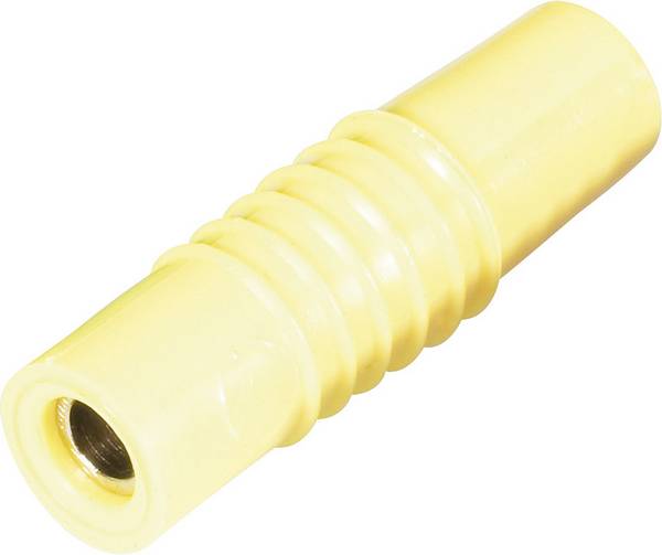 Schnepp KP 4000 L laboratorijski ženski konektor ravni muški konektor Zatik-Ø: 4 mm žuta 1 St.