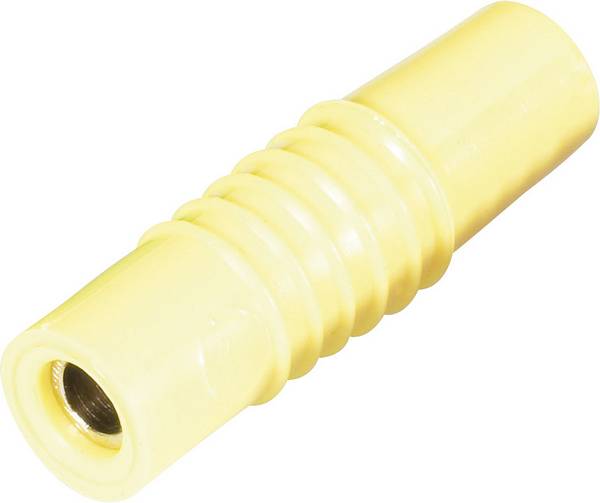 Schnepp KP 4000 S laboratorijski ženski konektor ravni muški konektor Zatik-Ø: 4 mm žuta 1 St.