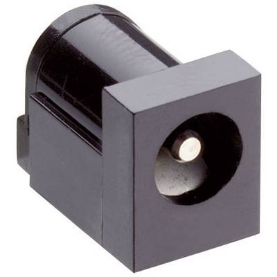 Crni električni adapter za utikač s kvadratnim poklopcem.