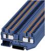 Phoenix Contact 3211802 prolazna stezaljka 6.2 mm brzo spajanje plava boja 1 St.