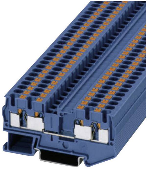 Phoenix Contact 3211802 prolazna stezaljka 6.2 mm brzo spajanje plava boja 1 St.