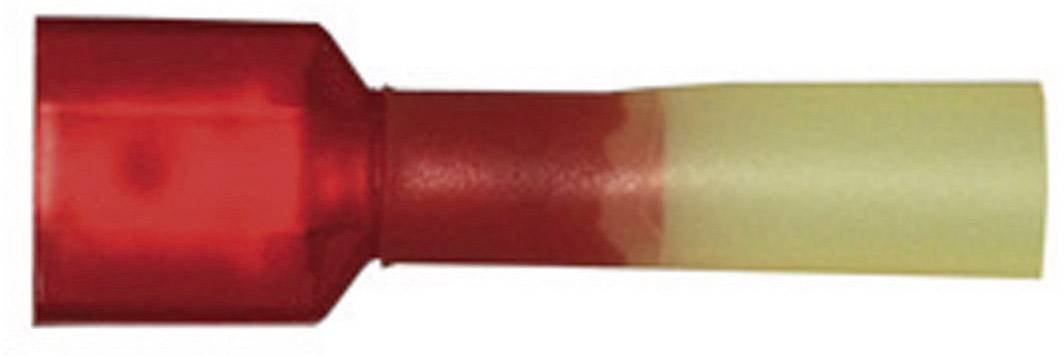 Vogt Verbindungstechnik 3959sh Platte stekker (male) Met krimpkous Insteekbreedte: 6.3 mm Insteekdikte: 0.8 mm 180 ° Volledig geïsoleerd Rood 1 stuk(s)