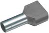 Cimco 18 2414 dvostruka kabelska stopica 2.5 mm² izolirani dio siva 100 St.