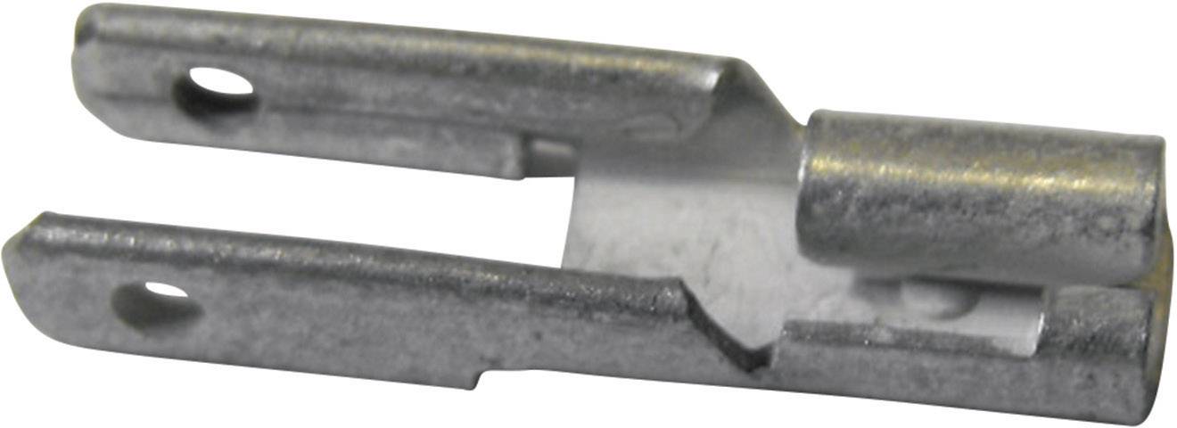 Vogt Verbindungstechnik 378108.67 Splitter voor platte connectoren Met vertakking Insteekbreedte: 2.8 mm Insteekdikte: 0.8 mm 180 ° Ongeïsoleerd Metaal 1