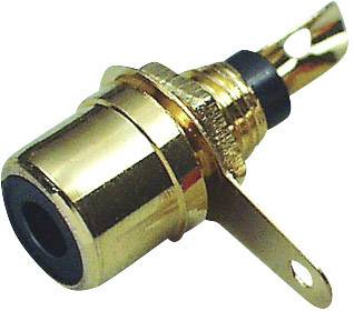 Metalna utičnica za audio povezivanje. Ima dvije priključne trake za ožičenje. Idealna za elektroničke primjene.