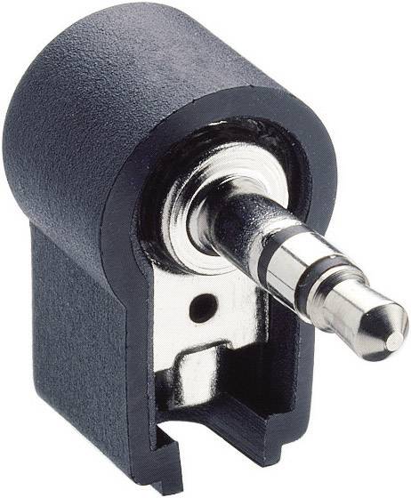 Lumberg WKLS 40 Jackplug 3,5 mm Stekker, haaks Aantal polen: 3 Stereo Zwart 1 stuk(s)
