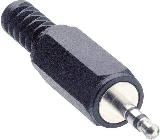 Lumberg KLS 13 Jackplug 2,5 mm Stekker, recht Aantal polen: 3 Stereo Zwart 1 stuk(s)
