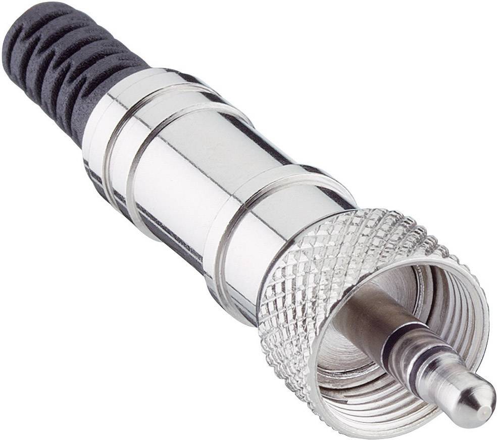 Lumberg 1532 05 Jackplug 3,5 mm Stekker, recht Aantal polen: 3 Stereo Zilver 1 stuk(s)