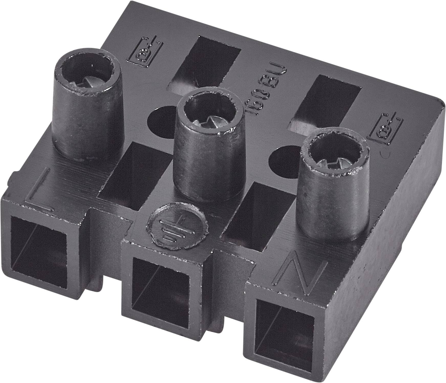 Adels-Contact 11780 160 BU/3 DSS Verbindingsklem Flexibel: -2.5 mm² Massief: -2.5 mm² Aantal polen: 3 1 stuk(s) Zwart afbeelding