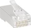BKL Electronic 143047 Modularni konektor 143047 ravni muški konektor Broj pola: 8P8C prozirna 1 St.