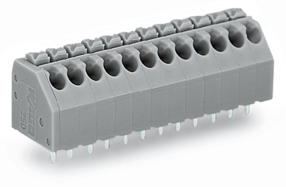 WAGO 250-111/000-006 Veerkrachtklemblok 1.50 mm² Aantal polen 11 Blauw 1 stuk(s)