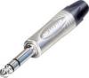 Neutrik NP3X jack utični konektor 6.35 mm ravni muški konektor Broj polova (broj): 3 stereo srebrna 1 St.