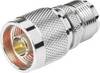 TRU COMPONENTS 1579331 N-adapter muški konektor N - UHF ženski konektor 1 St.