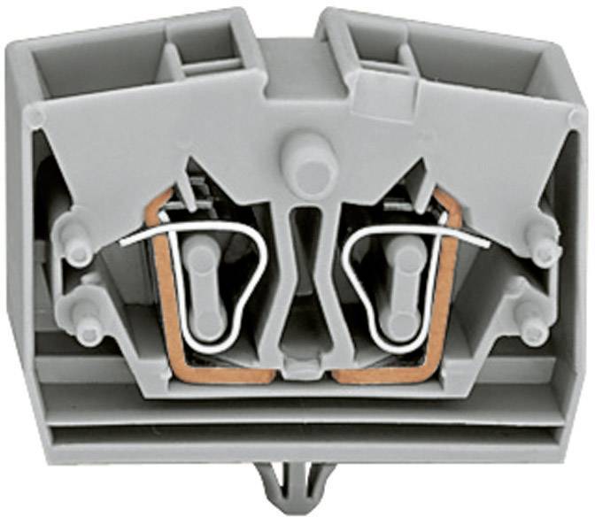 WAGO 264-341 Aderklem 10 mm Spanveer Toewijzing: L Grijs 1 stuk(s)