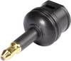 S-Conn 69050 Toslink digitalni audio adapter [1x ženski konektor toslink (ODT) - 1x 3,5 mm optički muški konektor] crna