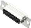 MH Connectors MHDM15-SS 2101-0200-12 ženski konektor D-Sub 180 ° Broj polova (broj): 15 lemni kup 1 St.
