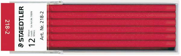 Staedtler mina  218-2 crvena  12 St.