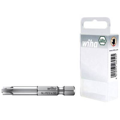 Wiha SL/PZ2 x 50 vijčani bit ispred prozirne ambalaže.
