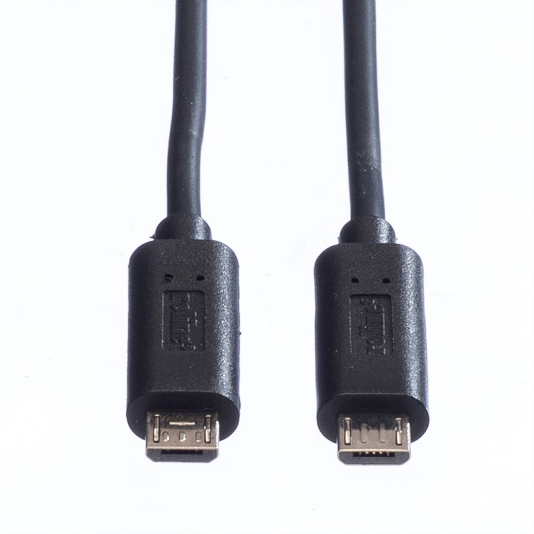 Cablu USB 3.0 la micro USB 3.0 0 T-T 0.15m Negru, Roline 11.02.8876 Cablu USB 3.0 la micro USB 3.0 0 T-T 0.15m Negru, Roline 11.02.8876