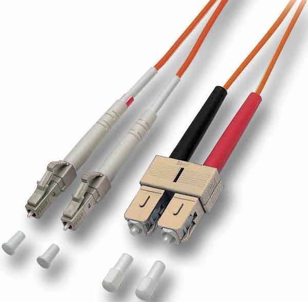 EFB Elektronik O0320.2 staklena vlakna svjetlovodi priključni kabel 2.00 m narančasta [1x muški konektor LC - 1x SC-utik-1