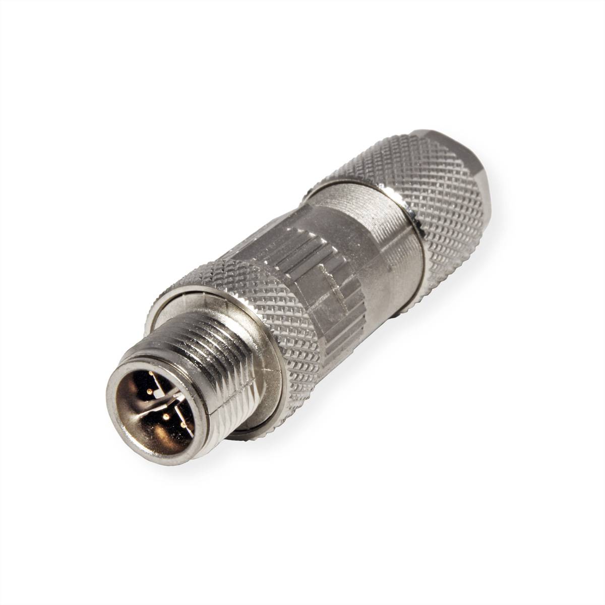 Metz Connect Kabel METZ CONNECT MNF881A315-0001 Spojnica za žice M12 Metalna MNF881A315-0001 srebrna (metalik) 1 St.-1