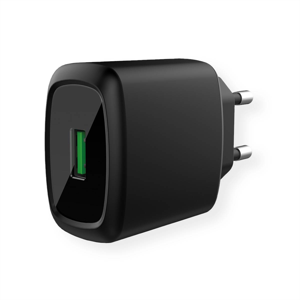 Value USB punjač 18 W USB crna-4