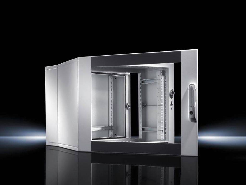 Rittal 7712.135 19" zidno kućište (Š x V x D) 600 x 612 x 472.5 mm 12 U svijetlosiva (RAL 7035)-1