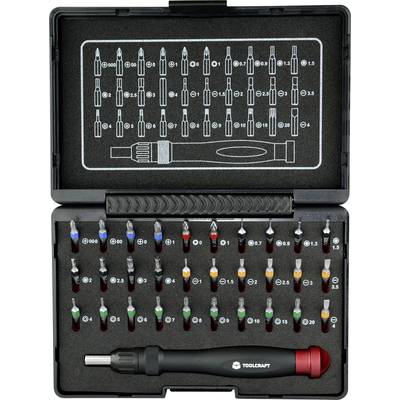 Set odvijača u otvorenom kovčegu s različitim nastavcima i ergonomskom ručkom, organiziran prema veličini i vrsti.