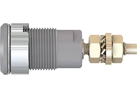Stäubli SLB4-G sigurnosni laboratorijski ženski konektor ženski, ugradbeni Zatik-Ø: 4 mm siva 1 St. Single-2
