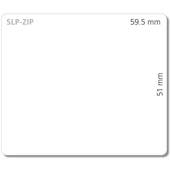 Seiko Instruments SLP-ZIP naljepnice za diskete 51 x 60 mm bijela 1 St. trajno prianjanje-0
