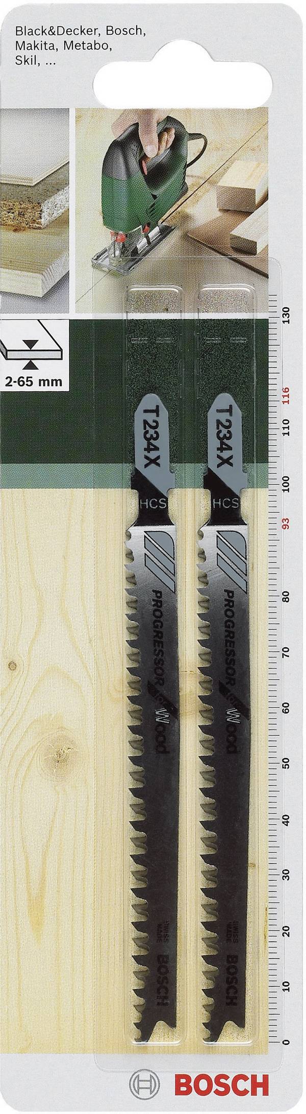 Bosch Accessories 2609256727 List ubodne pile HCS, T 234 X Progressor za drvo 2 St.
