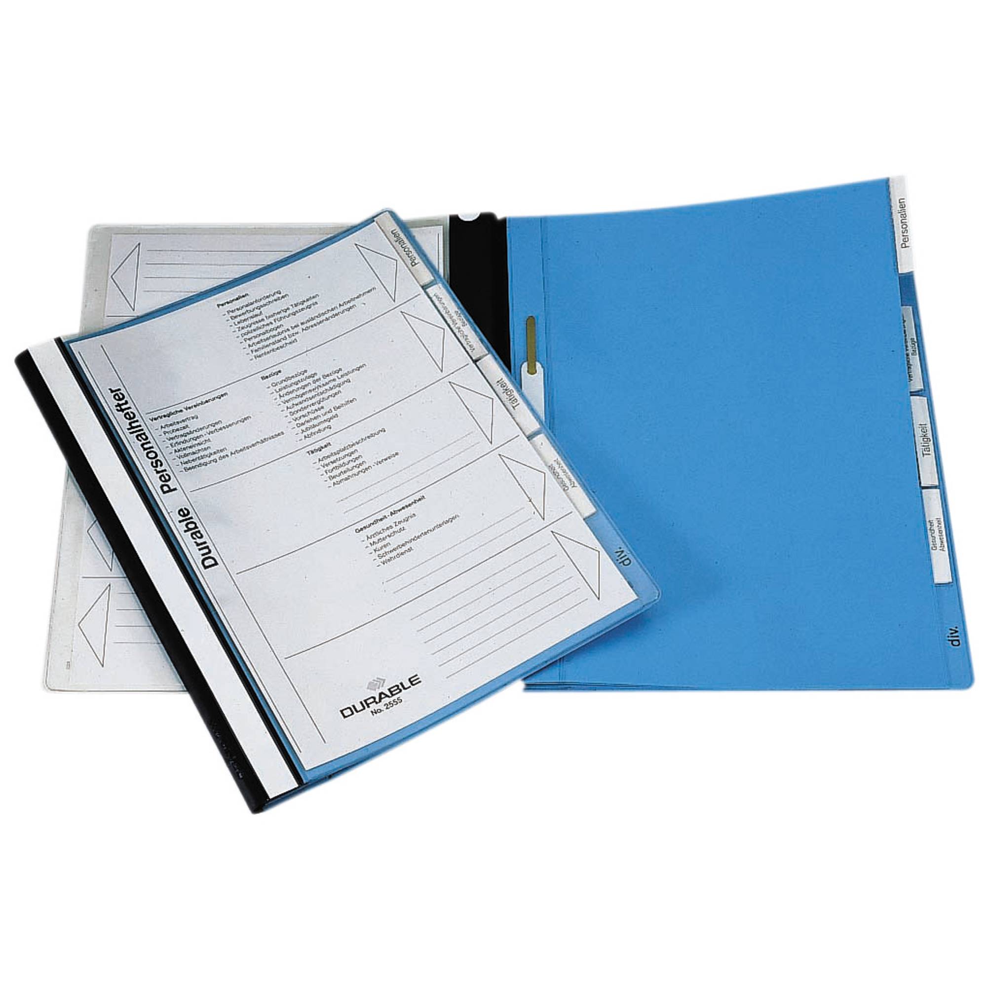Durable za ured DURABLE DIN A4 Kunststoff blau 2555-06 Broj podvrsta:5 plava boja 1 St.-1