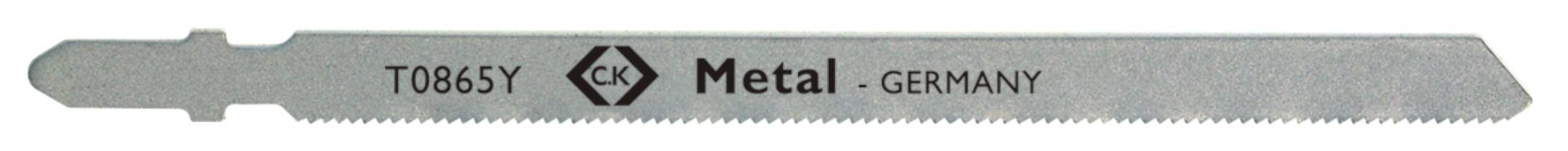 C.K T0865Y Decoupeerzaagblad voor metaal 5 stuks op kaart 1 stuk(s)