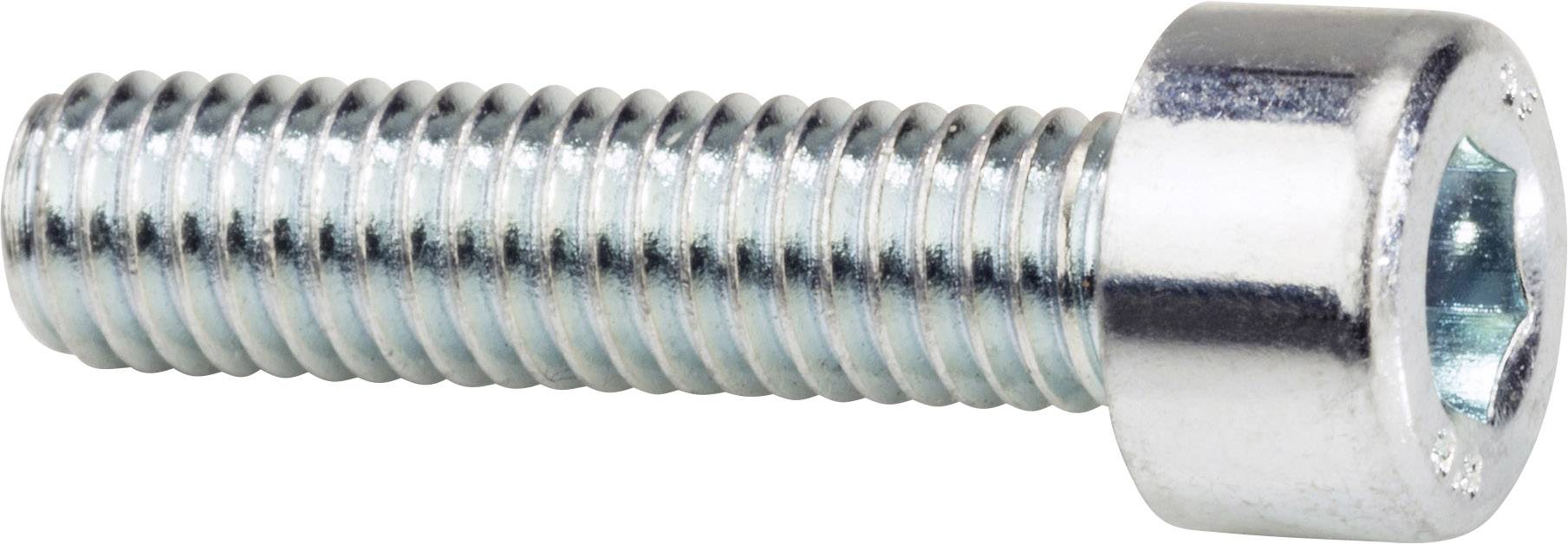 839597 Inbusschroeven M5 16 mm Binnenzeskant (inbus) Staal Verzinkt 100 stuk(s) afbeelding