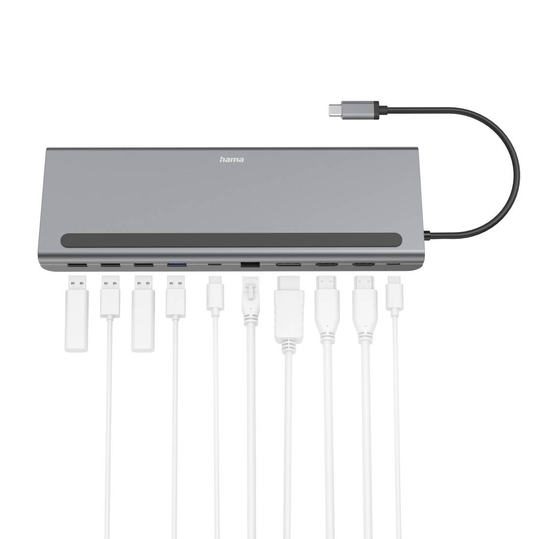Hama USB-C® priključna stanica Pogodno za marku: Universal MacBook USB-C® Power Delivery-3