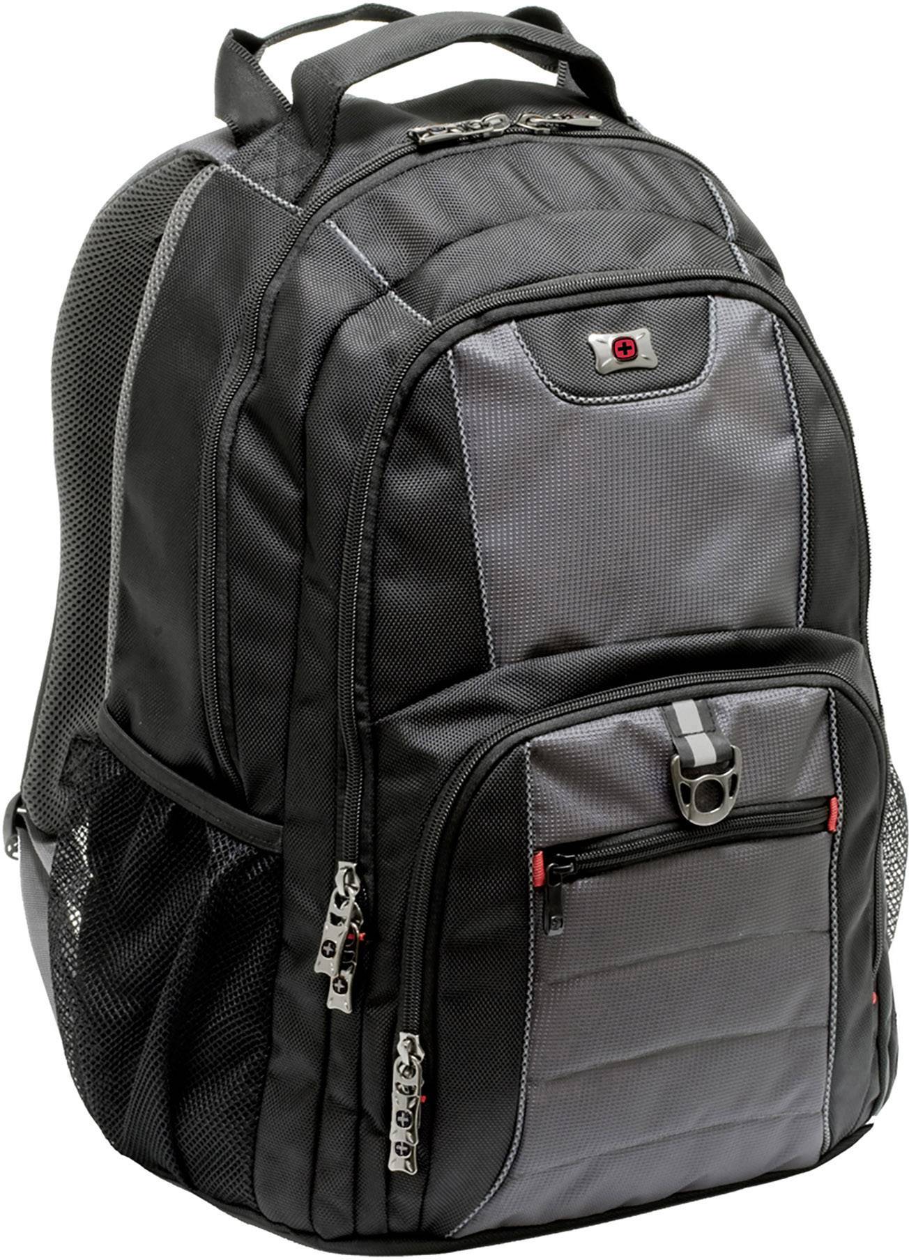 Wenger Pillar Laptoprugzak Geschikt voor max. (laptop): 39,6 cm (15,6) Zwart, Grijs