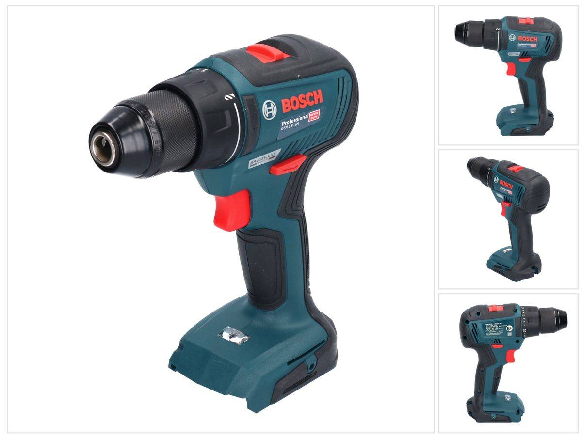 Bosch Professional GSR 18V-55 Solo 06019H5202 akumulatorska bušilica 18 V Li-Ion bez baterije-0