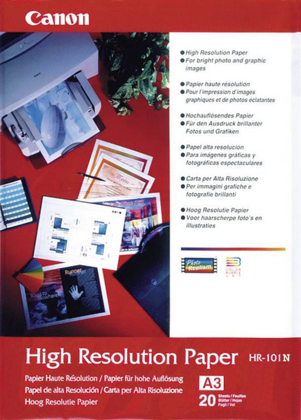 Canon High Resolution Paper HR-101 1033A006 foto papir DIN A3 106 g/m² 20 list mat